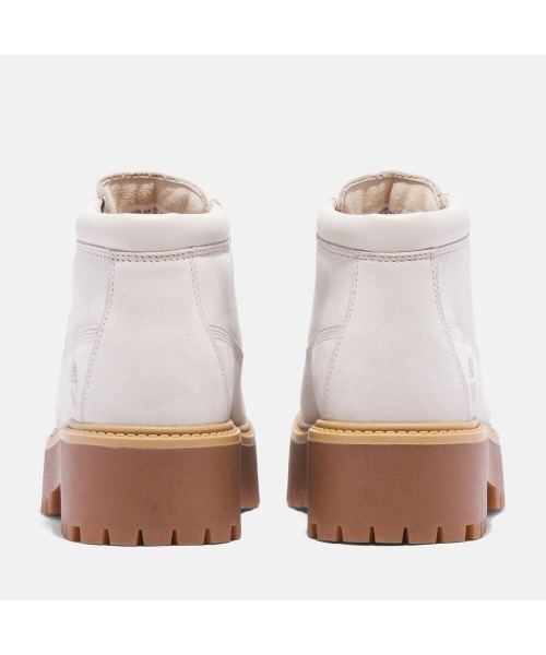 Timberland(ティンバーランド)の「ウィメンズ ストーン ストリート ウォータープルーフ ミッド ブーツ(防水)(ブーツ・レディース・ホワイト・22.5cm/23.0cm/24.0cm/25.0cm)」の4枚目の写真