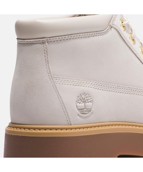 Timberland(ティンバーランド)の「ウィメンズ ストーン ストリート ウォータープルーフ ミッド ブーツ(防水)(ブーツ・レディース・ホワイト・22.5cm/23.0cm/24.0cm/25.0cm)」の6枚目の写真