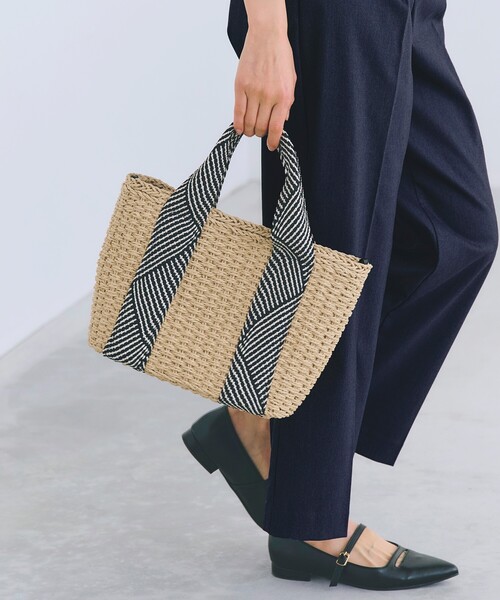 grove（グローブ）の「ペーパー巾着コードラメ2WAYトート（トートバッグ・レディース・アイボリー/グレー/ベージュ/ライトベージュ・00）」の4枚目の写真