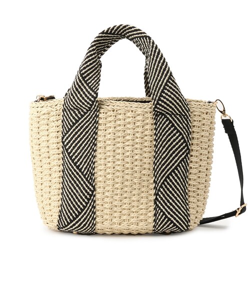 grove（グローブ）の「ペーパー巾着コードラメ2WAYトート（トートバッグ・レディース・アイボリー/グレー/ベージュ/ライトベージュ・00）」の15枚目の写真