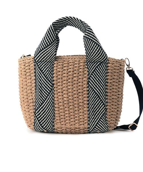 grove（グローブ）の「ペーパー巾着コードラメ2WAYトート（トートバッグ・レディース・アイボリー/グレー/ベージュ/ライトベージュ・00）」の17枚目の写真