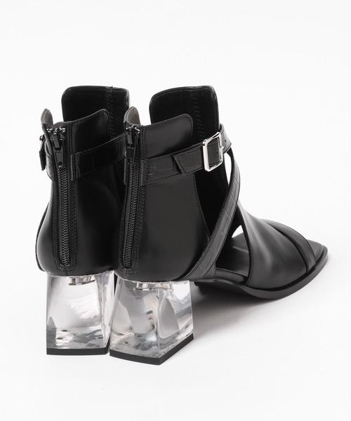 HARE(ハレ)の「デザインクリアヒールブーサン(サンダル・レディース・ブラック/シルバー/ブラック系その他・LARGE/MEDIUM)」の16枚目の写真
