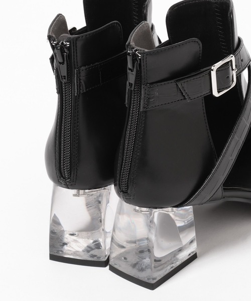 HARE(ハレ)の「デザインクリアヒールブーサン(サンダル・レディース・ブラック/シルバー/ブラック系その他・LARGE/MEDIUM)」の17枚目の写真