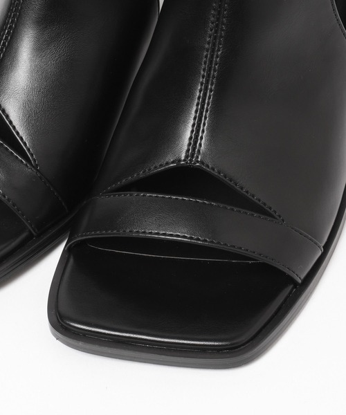 HARE(ハレ)の「デザインクリアヒールブーサン(サンダル・レディース・ブラック/シルバー/ブラック系その他・LARGE/MEDIUM)」の22枚目の写真