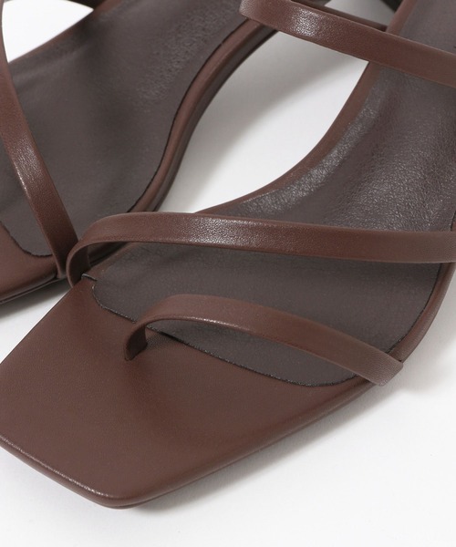 とも様　⑤⑥⑦各5本 LOWRYS FARM サンダル ラインヒールサンダル 323356 レディース