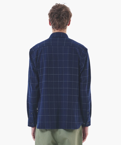 ラコステ（LACOSTE）/2WAYストレッチ ウインドウペンチェックボタンダウンシャツ セール】2WAYストレッチ ウインドウペンチェックボタンダウンシャツ