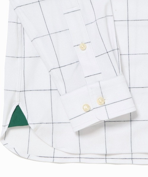 セール】2WAYストレッチ ウインドウペンチェックボタンダウンシャツ