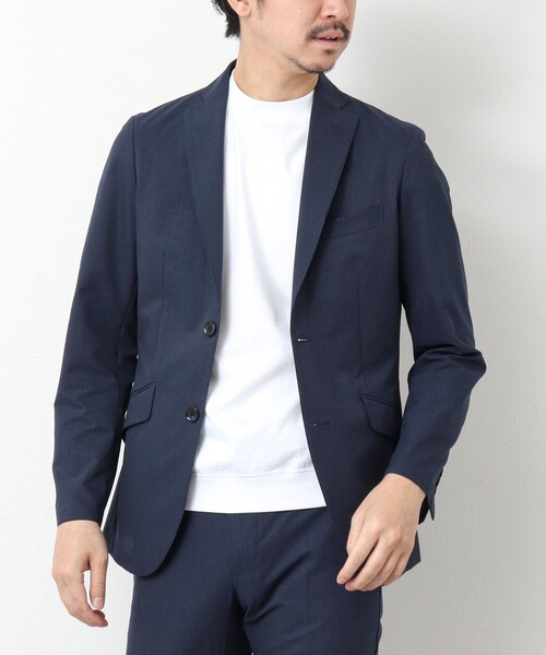 NOLLEY’S(ノーリーズ)の「《ビジカジ/セットアップ対応》COOL DOTS/クールドッツ JK 25SS(テーラードジャケット・メンズ・ブルー/チャコールグレー/インディゴブルー/ネイビー・XL/L/M/S)」の1枚目の写真