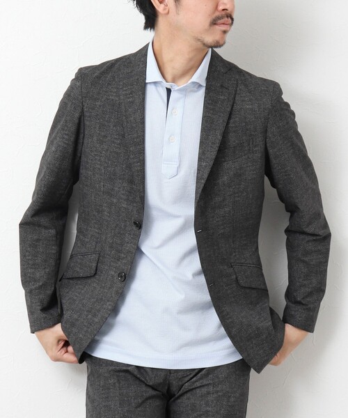 NOLLEY’S(ノーリーズ)の「《ビジカジ/セットアップ対応》COOL DOTS/クールドッツ JK 25SS(テーラードジャケット・メンズ・ブルー/チャコールグレー/インディゴブルー/ネイビー・XL/L/M/S)」の3枚目の写真