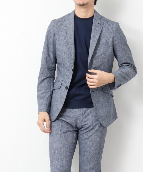 NOLLEY’S(ノーリーズ)の「《ビジカジ/セットアップ対応》COOL DOTS/クールドッツ JK 25SS(テーラードジャケット・メンズ・ブルー/チャコールグレー/インディゴブルー/ネイビー・XL/L/M/S)」の5枚目の写真