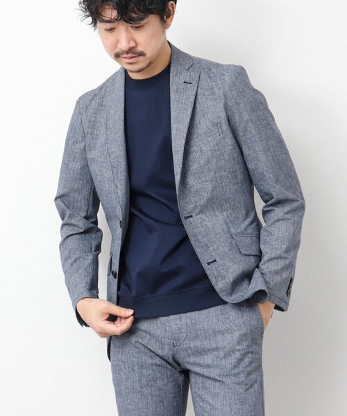 NOLLEY’S(ノーリーズ)の「《ビジカジ/セットアップ対応》COOL DOTS/クールドッツ JK 25SS(テーラードジャケット・メンズ・ブルー/チャコールグレー/インディゴブルー/ネイビー・XL/L/M/S)」の6枚目の写真