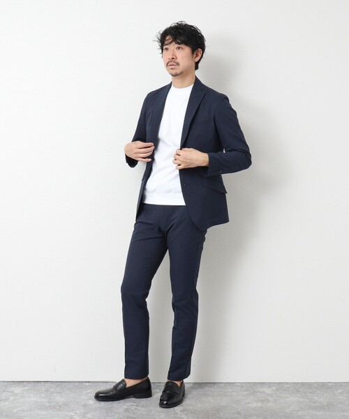 NOLLEY’S(ノーリーズ)の「《ビジカジ/セットアップ対応》COOL DOTS/クールドッツ JK 25SS(テーラードジャケット・メンズ・ブルー/チャコールグレー/インディゴブルー/ネイビー・XL/L/M/S)」の14枚目の写真