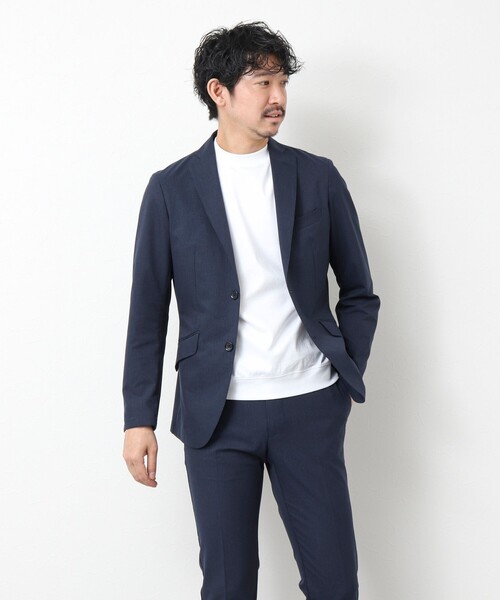 NOLLEY’S(ノーリーズ)の「《ビジカジ/セットアップ対応》COOL DOTS/クールドッツ JK 25SS(テーラードジャケット・メンズ・ブルー/チャコールグレー/インディゴブルー/ネイビー・XL/L/M/S)」の18枚目の写真
