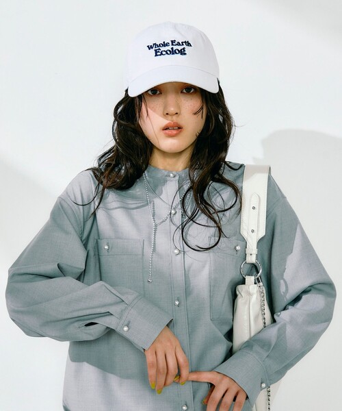 fredy emue（フレディエミュ）の「WEE CAP（キャップ・レディース・キナリ/ネイビー・FREE）」の3枚目の写真