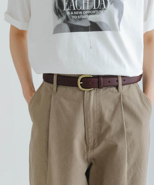 URBAN RESEARCH（アーバンリサーチ）の「30mm クラシックベルト（ベルト・レディース・ブラウン/ブラック・FREE）」の8枚目の写真