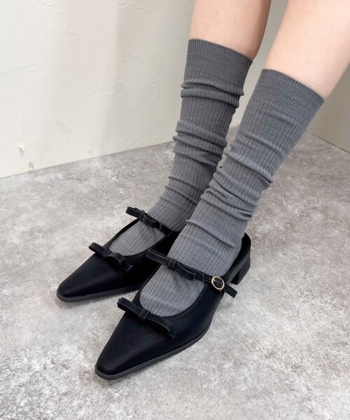 JETEE（ジュテ）の「【JETEE/ジュテ】リボンスライドサンダル（サンダル・レディース・ベージュ/ブラック・L/M）」の22枚目の写真