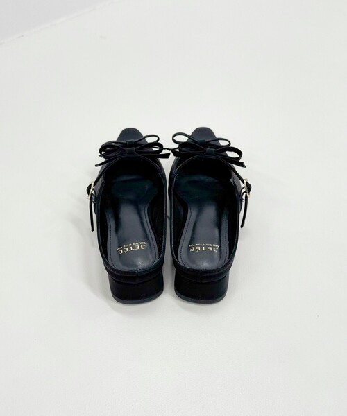 JETEE（ジュテ）の「【JETEE/ジュテ】リボンスライドサンダル（サンダル・レディース・ベージュ/ブラック・L/M）」の7枚目の写真