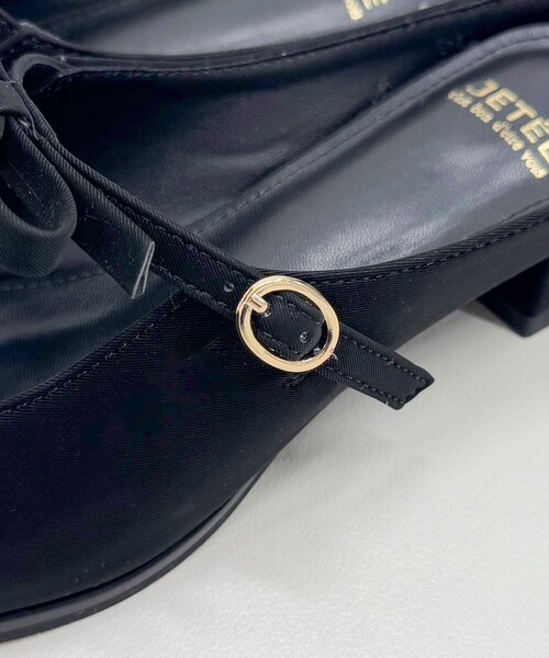 JETEE（ジュテ）の「【JETEE/ジュテ】リボンスライドサンダル（サンダル・レディース・ベージュ/ブラック・L/M）」の10枚目の写真