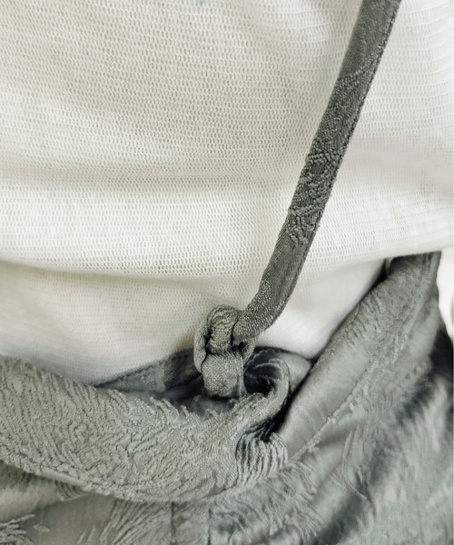 Virca（ヴィルカ）の「ジャガードシャーリングスカート（スカート・レディース・グレー/アイボリー/ブラック・38）」の7枚目の写真