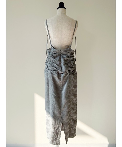 Virca（ヴィルカ）の「ジャガードシャーリングスカート（スカート・レディース・グレー/アイボリー/ブラック・38）」の15枚目の写真