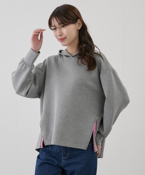 Jayro(ジャイロ)の「コクーンダンボールプルオーバー(Tシャツ/カットソー・レディース・ホワイト/グレー/ブラック・38)」の3枚目の写真