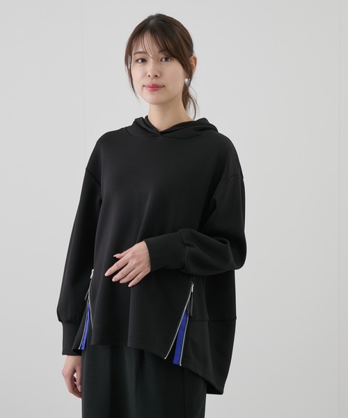 Jayro(ジャイロ)の「コクーンダンボールプルオーバー(Tシャツ/カットソー・レディース・ホワイト/グレー/ブラック・38)」の2枚目の写真