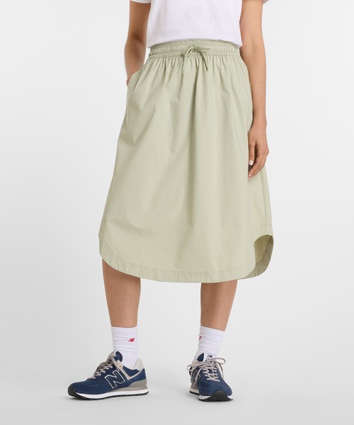 NEW BALANCE（ニューバランス）の「ツイルミディスカート（スカート・レディース・ブルー/トップグレー/ライトカーキ・LARGE/MEDIUM/SMALL）」の3枚目の写真