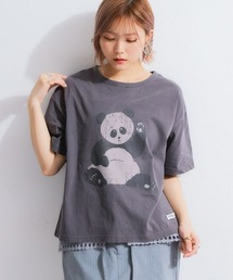 TTOL | ピグメント染アニマルプリントTシャツ(Tシャツ/カットソー)
