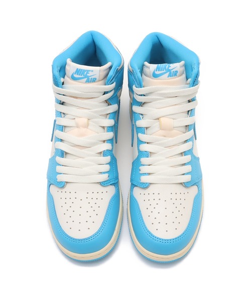 JORDAN BRAND(ジョーダンブランド)の「JORDAN BRAND AIR JORDAN 1 RETRO HIGH OG GS / ジョーダンブランド エア ジョーダン 1 レトロ HIGH OG GS / NIKE【SP】(スニーカー・キッズ・ブルー・23.5cm/24.5cm/23.0cm/24.0cm/25.0cm)」の2枚目の写真