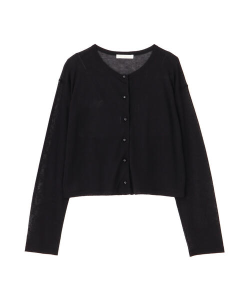 PROPORTION BODY DRESSING（プロポーションボディドレッシング）の「シアークルーネックカーディガン / 1215174401（カーディガン/ボレロ・レディース・ブラック/ホワイト/ブラウン/レッド・FREE）」の5枚目の写真