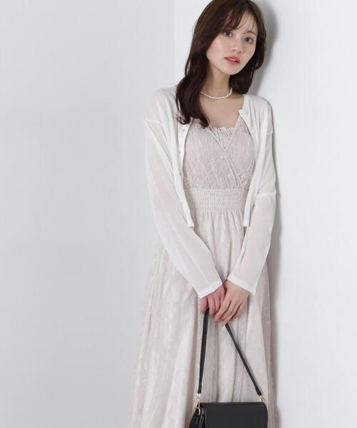 PROPORTION BODY DRESSING(プロポーションボディドレッシング)の「シアークルーネックカーディガン / 1215174401(カーディガン/ボレロ・レディース・ブラック/ホワイト/ブラウン/レッド・FREE)」の14枚目の写真