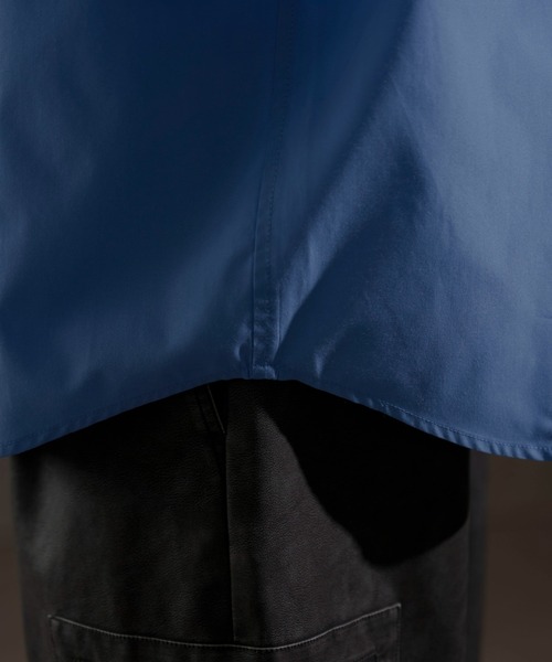 LUCY（ルーシー）の「LUCY/ブロードルーズシャツ（シャツ/ブラウス・メンズ・ホワイト/ブルー・LARGE/MEDIUM）」の8枚目の写真