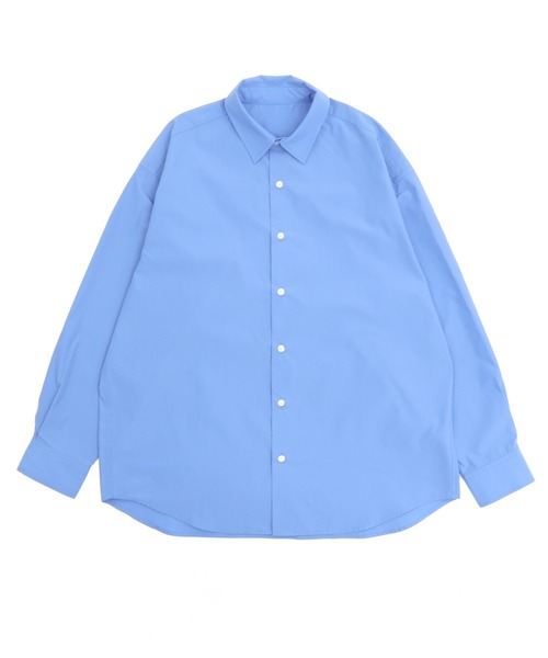 LUCY（ルーシー）の「LUCY/ブロードルーズシャツ（シャツ/ブラウス・メンズ・ホワイト/ブルー・LARGE/MEDIUM）」の14枚目の写真