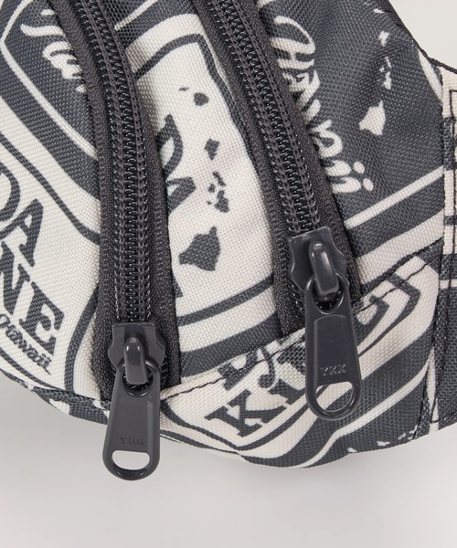 DAKINE（ダカイン）の「DAKINE メンズ HIP PACK HAWAII ショルダーバッグ 【2025年春夏モデル】/ダカイン総柄ボディバッグ・ウエストポーチ（ボディバッグ/ウエストポーチ・メンズ・ブラック×ホワイト/マルチ・FREE）」の9枚目の写真