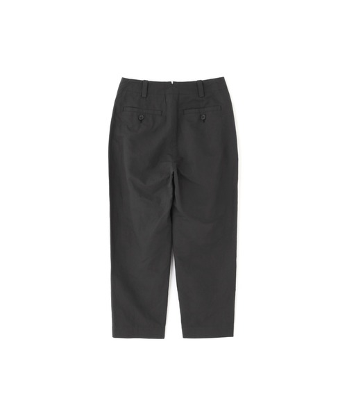 MARGARET HOWELL（マーガレットハウエル）の「PLAIN WEAVE COTTON LINEN（その他パンツ・レディース・チャコール/オリーブ・3/2/1/0）」の4枚目の写真