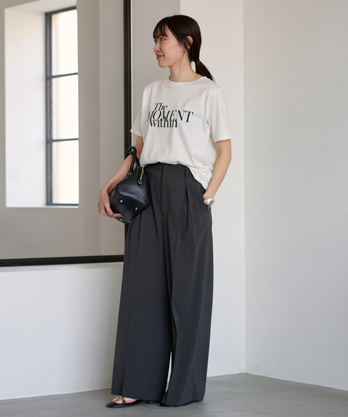フレームワーク　ロゴプリントT セール】LOGOプリントTシャツ（Tシャツ/カットソー）｜FRAMeWORK