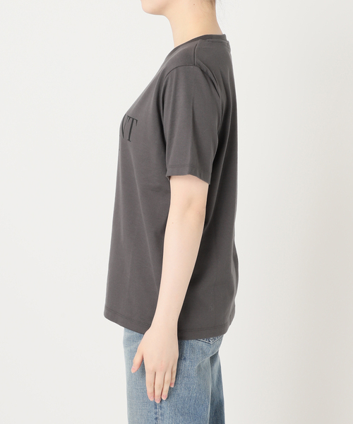 FRAMeWORK（フレームワーク）の「LOGOプリントTシャツ（Tシャツ/カットソー・レディース・ブラウン/ホワイト系その他/スミクロ・FREE）」の12枚目の写真