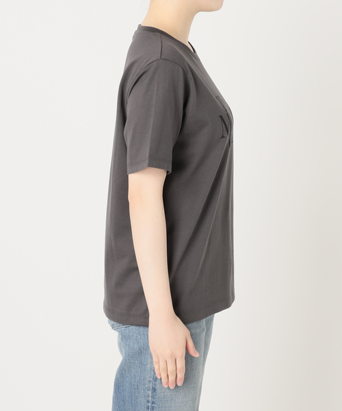 FRAMeWORK（フレームワーク）の「LOGOプリントTシャツ（Tシャツ/カットソー・レディース・ブラウン/ホワイト系その他/スミクロ・FREE）」の14枚目の写真