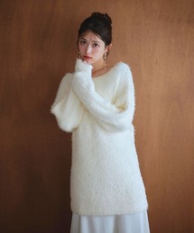 Feather Knit-フェザーニット オーバーニット