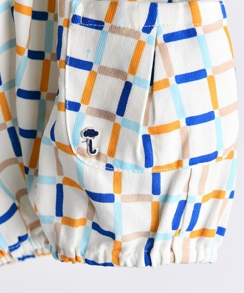 moimoln（モイモルン）の「プリンチェックパンツ（その他パンツ・キッズ・アイボリー・100cm/110cm/90cm）」の3枚目の写真