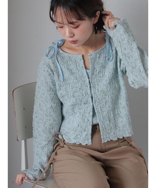 ehka sopo（エヘカソポ）の「花柄カーディガンキャミセット