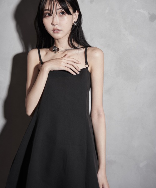 Y/lim（イリム）の「フレアキャミ　セットアップ対応（キャミソール・レディース・ブラック/ベージュ・M/S）」の22枚目の写真