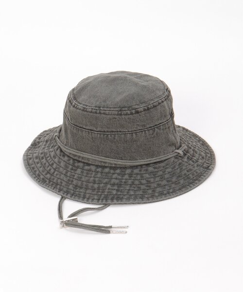 VENCEEXCHANGE（ヴァンスエクスチェンジ）の「デニムストラップ付きバケットハット（ハット・レディース・ブラック/ライトブルー/ネイビー・FREE）」の6枚目の写真