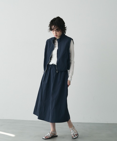 ナイロンノースリジップ×スカートセットアップ（その他）｜Trish