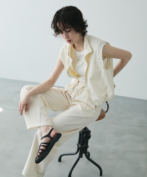 ナイロンノースリジップ×スカートセットアップ（その他）｜Trish