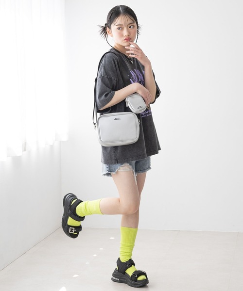 repipi armario(レピピ アルマリオ)の「カラールーズソックス(ソックス/靴下・キッズ・パープル/オレンジ/ホワイト/ライム/ブラック/グレー/ピンク・FREE)」の11枚目の写真