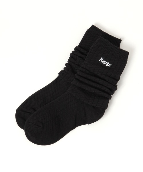 repipi armario(レピピ アルマリオ)の「カラールーズソックス(ソックス/靴下・キッズ・パープル/オレンジ/ホワイト/ライム/ブラック/グレー/ピンク・FREE)」の13枚目の写真