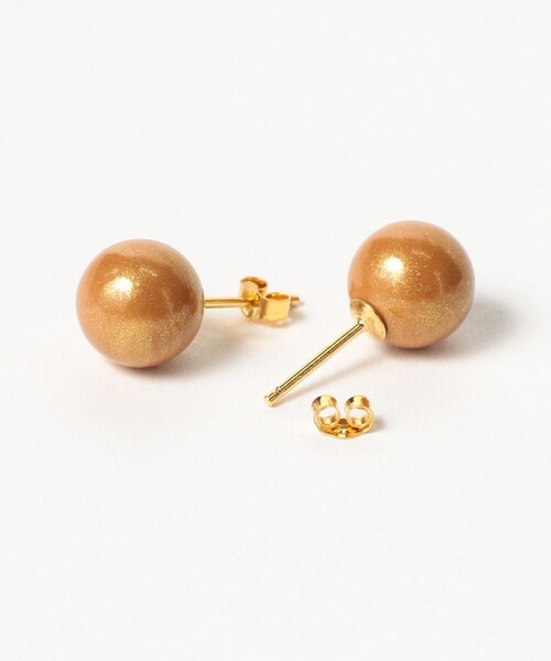 BEAMS JAPAN（ビームス　ジャパン）の「【別注】升井彩本乾漆 / Nuance Gold ピアス（ピアス（両耳用）・レディース・ピンク/イエロー/オレンジ/バイオレット/ロイヤルブルー・ONE SIZE）」の7枚目の写真