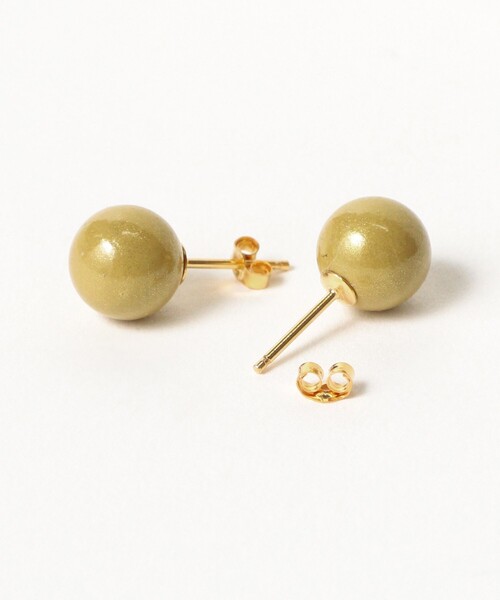 BEAMS JAPAN（ビームス　ジャパン）の「【別注】升井彩本乾漆 / Nuance Gold ピアス（ピアス（両耳用）・レディース・ピンク/イエロー/オレンジ/バイオレット/ロイヤルブルー・ONE SIZE）」の8枚目の写真