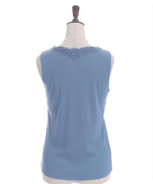 axes femme（アクシーズファム）の「吸水速乾フラワーレースタンク（タンクトップ・レディース・ブラック/レッド/ブルー/イエロー/キナリ/サックスブルー・FREE）」の22枚目の写真